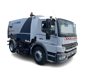Camion Balayeuse Mercedez